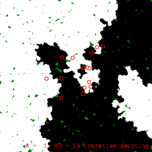 An iterative painting with k=1
